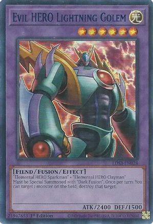 Evil HERO Lightning Golem (Blue) [LDS3 - LDS3-EN028]