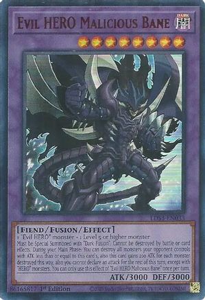 Evil HERO Malicious Bane (Red) [LDS3 - LDS3-EN033]