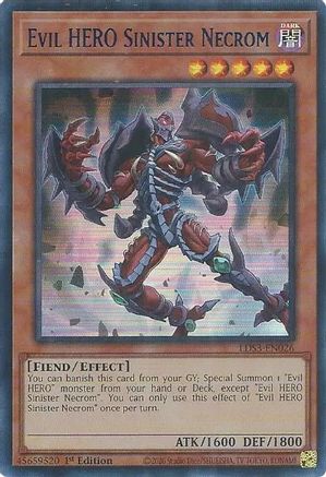 Evil HERO Sinister Necrom (Blue) [LDS3 - LDS3-EN026]