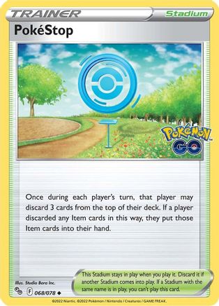 PokeStop 068/078  Pokemon GO - Uncommon