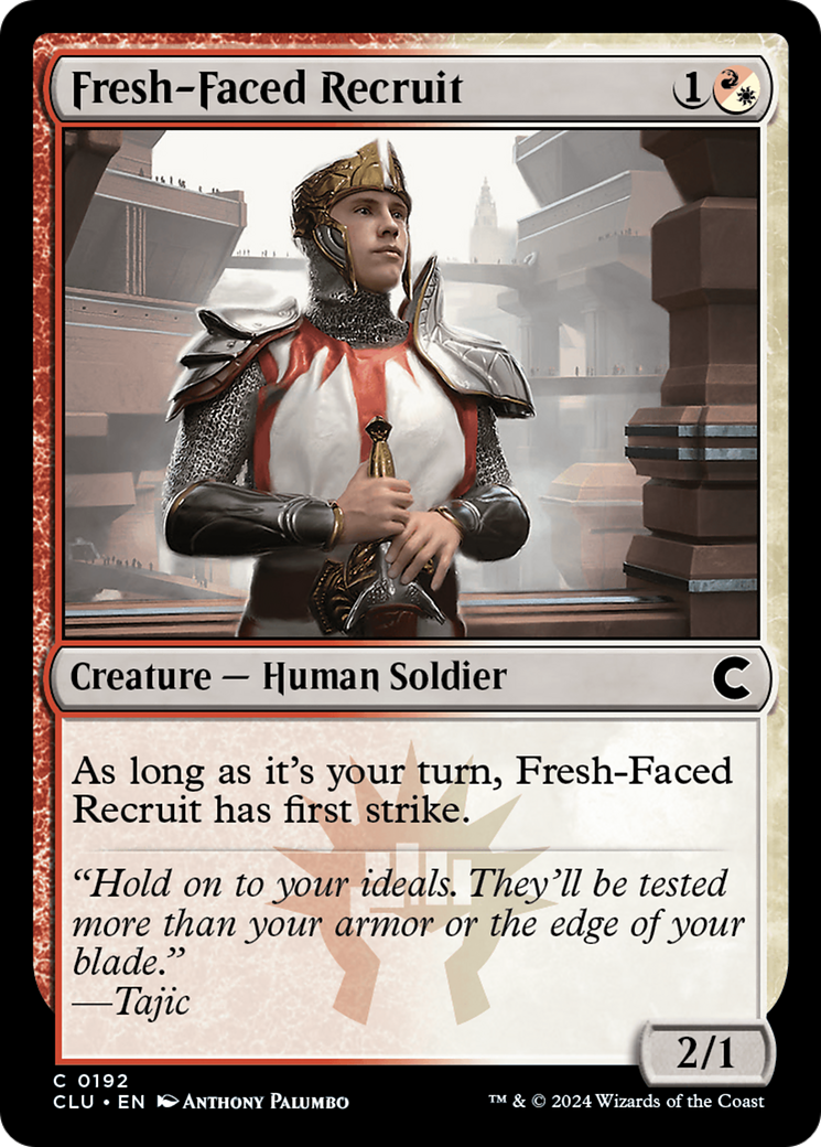Fresh-Faced Recruit [CLU - 192]