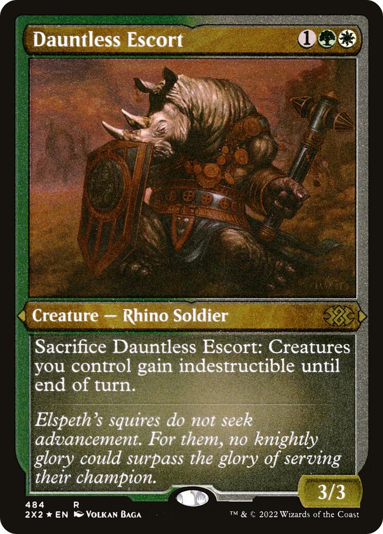 Dauntless Escort (Foil Etched) [2X2 - 484]