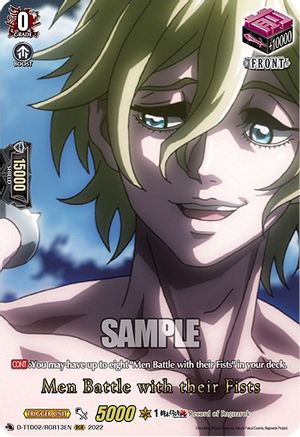 Men Battle with their Fists (RGR) (D-TTD02/RGR13EN) - D-TTD02: Record of Ragnarok
