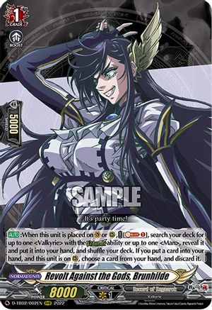 Revolt Against the Gods, Brunhilde (D-TB02/002EN) - D-TB02: Record of Ragnarok