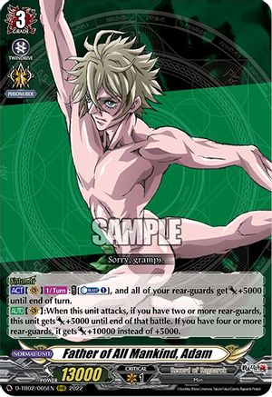 Father of All Mankind, Adam (D-TB02/005EN) - D-TB02: Record of Ragnarok