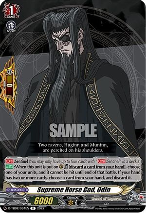 Supreme Norse God, Odin (D-TB02/034EN) - D-TB02: Record of Ragnarok