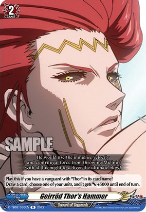 Geirrod Thor's Hammer (D-TB02/035EN) - D-TB02: Record of Ragnarok