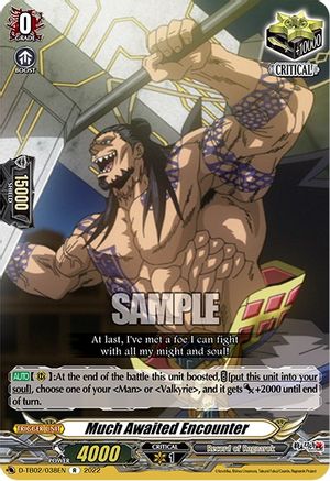 Much Awaited Encounter (38) (D-TB02/038EN) - D-TB02: Record of Ragnarok
