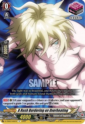 A Rush Bordering on Overheating (40) (D-TB02/040EN) - D-TB02: Record of Ragnarok