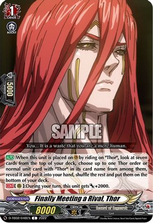 Finally Meeting a Rival, Thor (D-TB02/048EN) - D-TB02: Record of Ragnarok