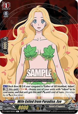 Wife Exiled from Paradise, Eve (D-TB02/060EN) - D-TB02: Record of Ragnarok