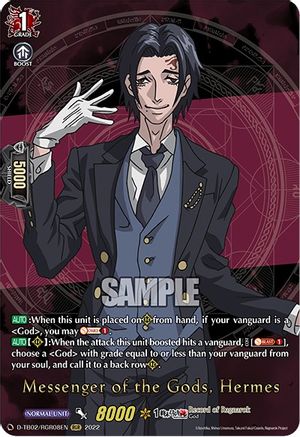 Messenger of the Gods, Hermes (RGR) (D-TB02/RGR08EN) - D-TB02: Record of Ragnarok