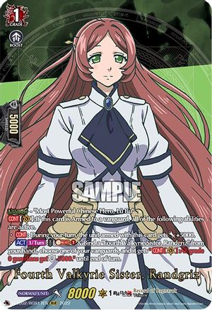 Fourth Valkyrie Sister, Randgriz (RGR) (D-TB02/RGR17EN) - D-TB02: Record of Ragnarok