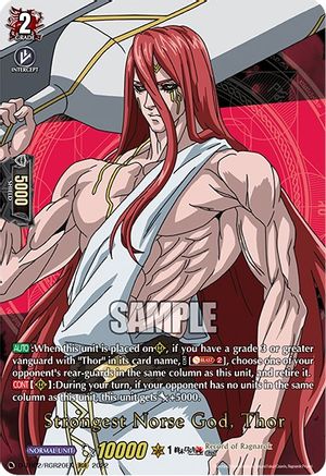 Strongest Norse God, Thor (RGR) (D-TB02/RGR20EN) - D-TB02: Record of Ragnarok