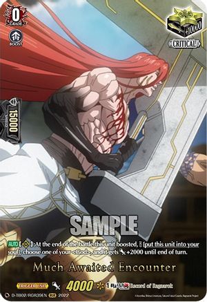 Much Awaited Encounter (RGR) (39) (D-TB02/RGR39EN) - D-TB02: Record of Ragnarok