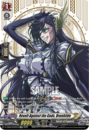 Revolt Against the Gods, Brunhilde (SP) (D-TB02/SP02EN) - D-TB02: Record of Ragnarok