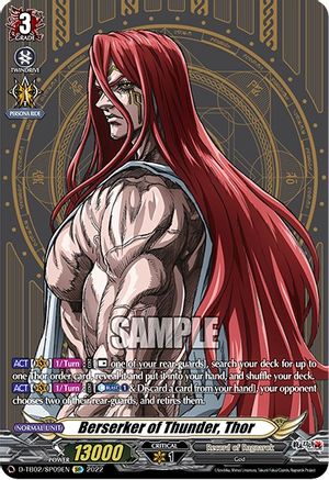 Berserker of Thunder, Thor (SP) (D-TB02/SP09EN) - D-TB02: Record of Ragnarok