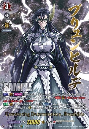 Unwavering Determination, Brunhilde (SSP) (D-TB02/SSP01EN) - D-TB02: Record of Ragnarok