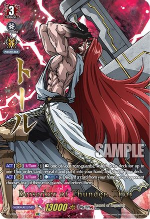 Berserker of Thunder, Thor (SSP) (D-TB02/SSP05EN) - D-TB02: Record of Ragnarok