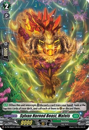Sylvan Horned Beast, Mafels (Foil) (D-PR/083EN) - D Promo Cards