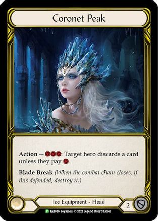 Coronet Peak (Golden) - FAB086 (FAB086) - Flesh and Blood: Promo Cards Cold Foil