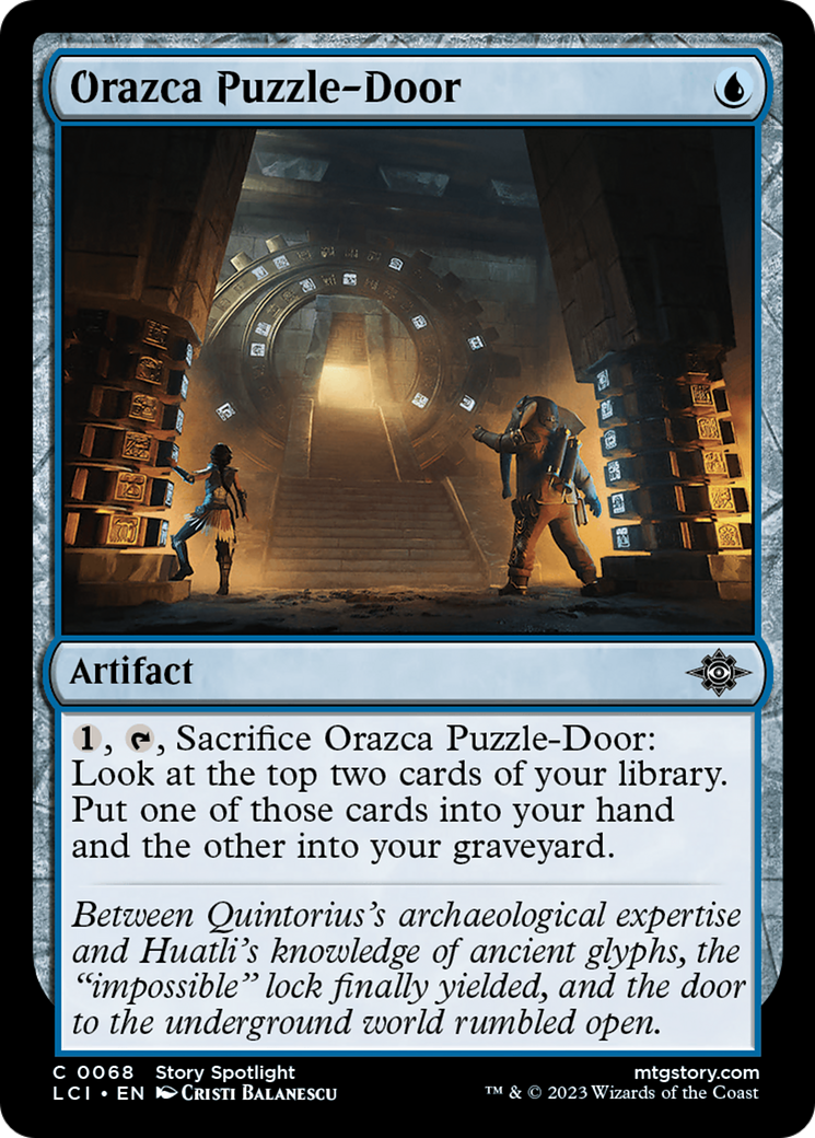 Orazca Puzzle-Door (LCI-068) - The Lost Caverns of Ixalan Foil