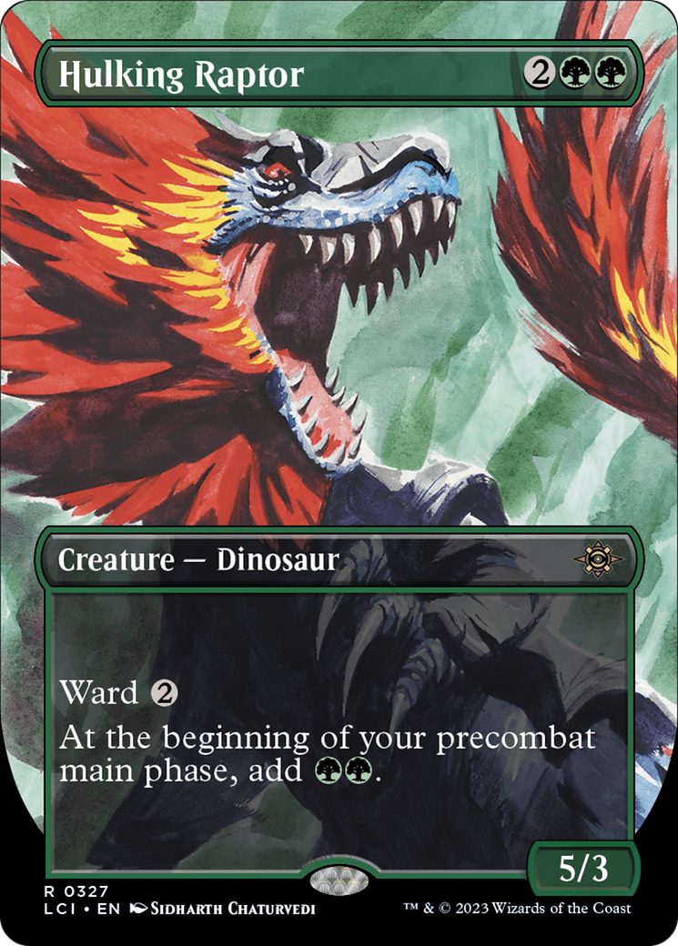 Hulking Raptor (Borderless) [LCI - 327]