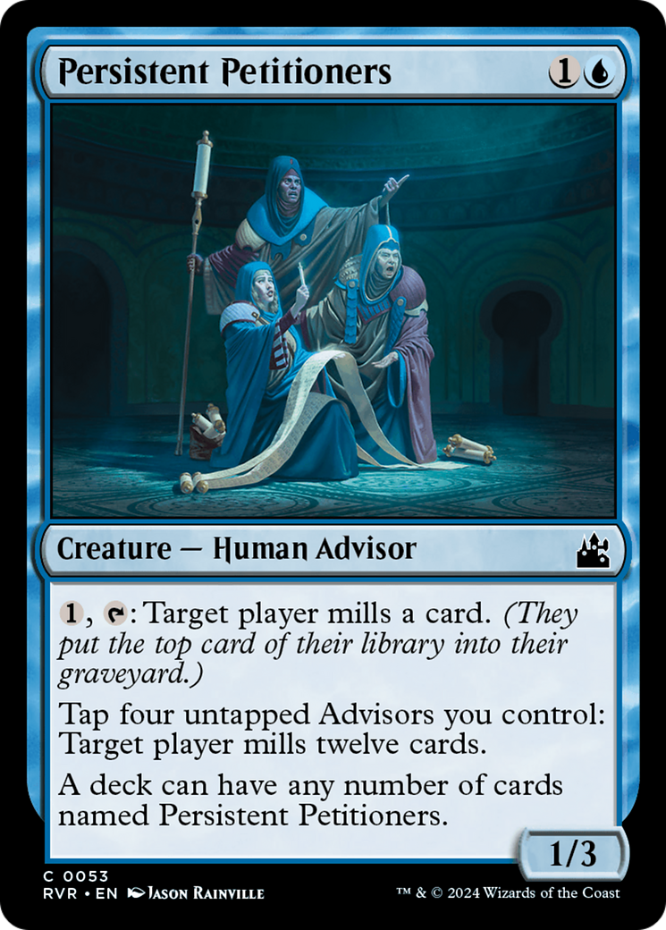 Persistent Petitioners [RVR - 53]