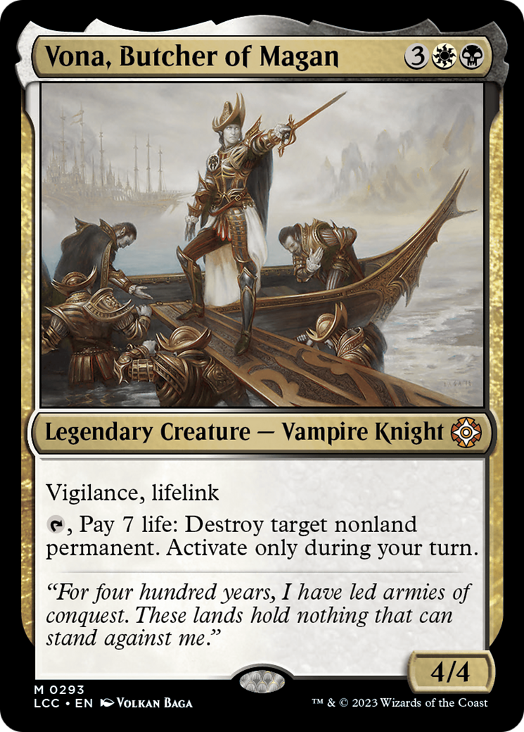 Vona, Butcher of Magan [LCC - 293]