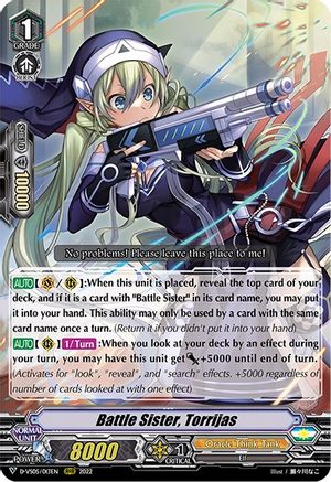 Battle Sister, Torrijas (D-VS05/013EN) - D-VS05: V Clan Collection Vol.5