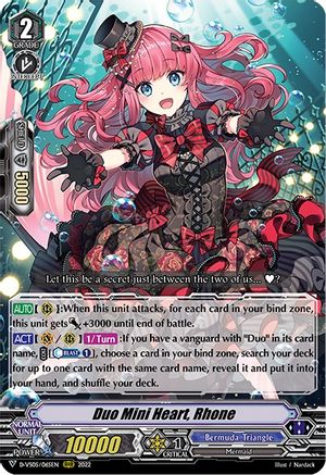 Duo Mini Heart, Rhone (D-VS05/065EN) - D-VS05: V Clan Collection Vol.5
