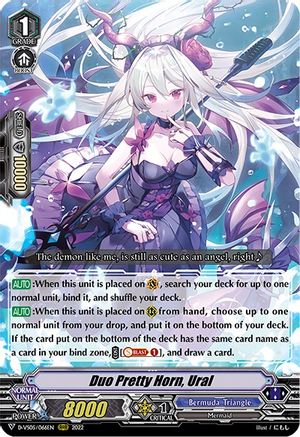 Duo Pretty Horn, Ural (D-VS05/066EN) - D-VS05: V Clan Collection Vol.5