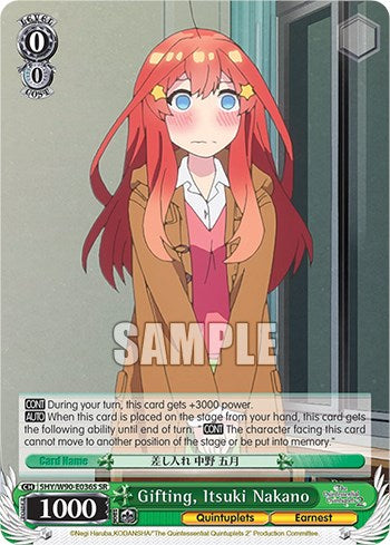 Gifting, Itsuki Nakano (SR) [5HY/W90 - 5HY/W90-E036S SR]