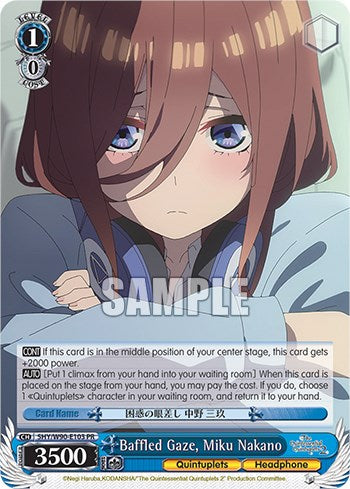 Baffled Gaze, Miku Nakano [5HY/W90 - 5HY/W90-E103 PR]