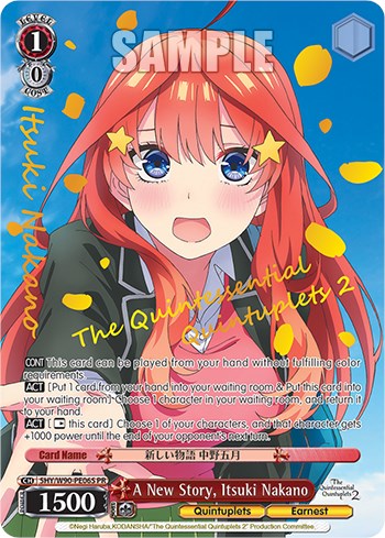 A New Story, Itsuki Nakano (Foil) [5HY/W90 - 5HY/W90-PE06S PR]