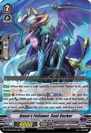 Amon's Follower, Soul Sucker (D-VS06/050EN) - D-VS06: V Clan Collection Vol.6