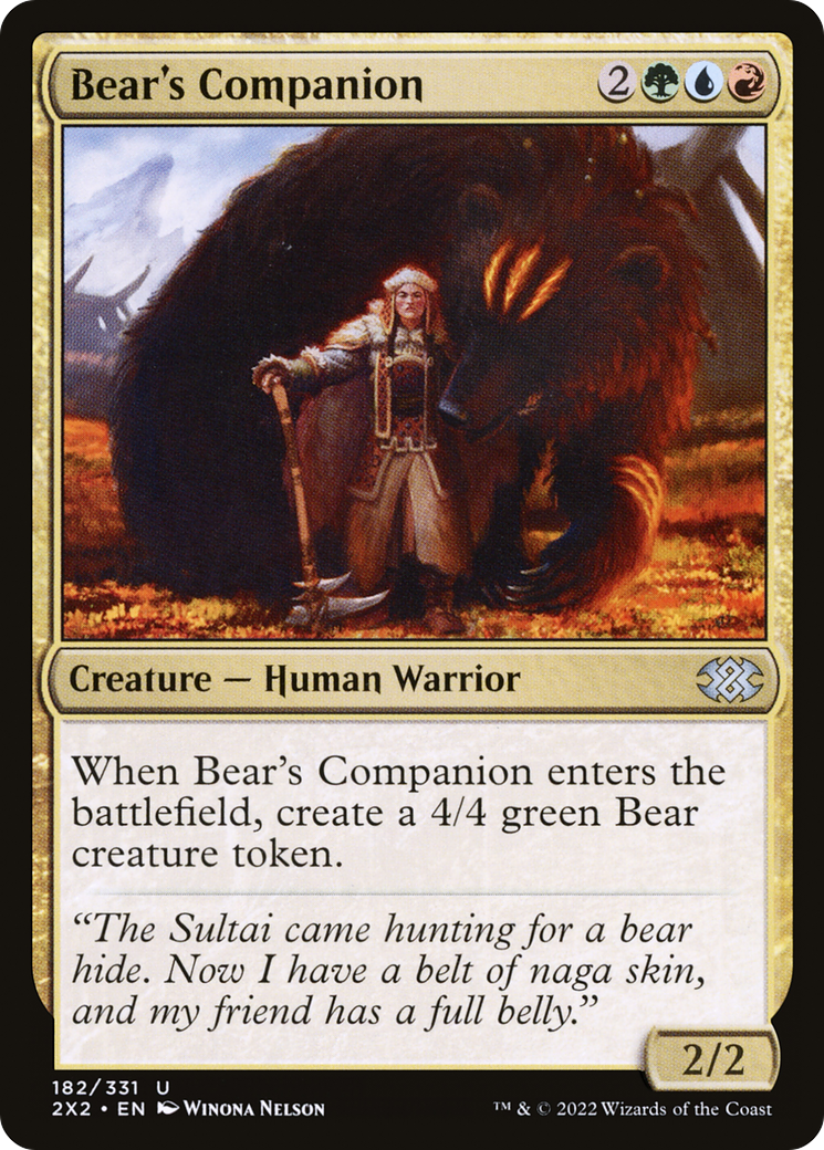 Bear's Companion [2X2 - 182]