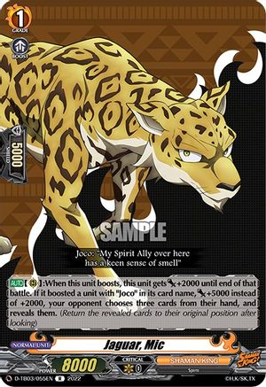 Jaguar, Mic (D-TB03/055EN) - D-TB03: Shaman King