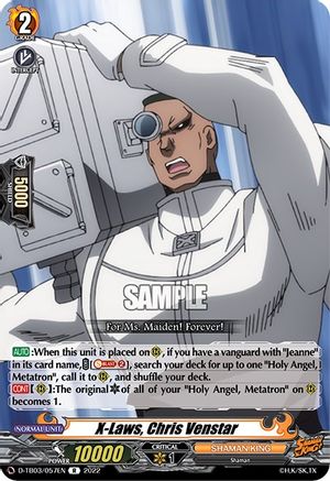 X-Laws, Chris Venstar (D-TB03/057EN) - D-TB03: Shaman King