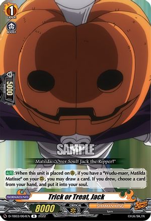 Trick or Treat, Jack (D-TB03/064EN) - D-TB03: Shaman King