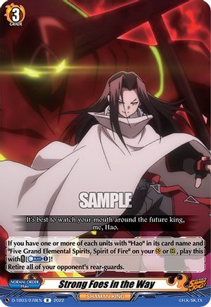 Strong Foes in the Way (D-TB03/078EN) - D-TB03: Shaman King