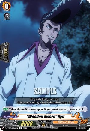"Wooden Sword" Ryu (D-TB03/088EN) - D-TB03: Shaman King