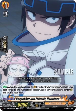 Korpokkur are Friends, Horohoro (D-TB03/090EN) - D-TB03: Shaman King