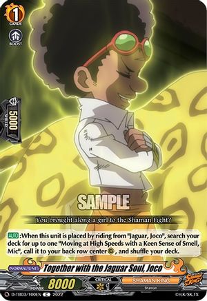 Together with the Jaguar Soul, Joco (D-TB03/100EN) - D-TB03: Shaman King