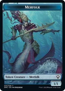Merfolk Token [DMC - 5]
