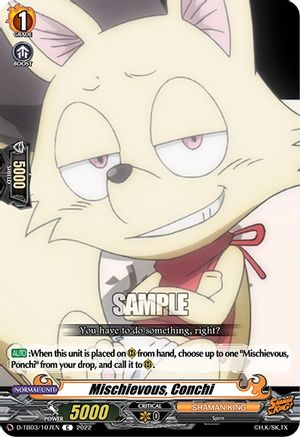 Mischievous, Conchi (D-TB03/107EN) - D-TB03: Shaman King
