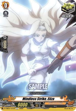 Mindless Strike, Eliza (D-TB03/141EN) - D-TB03: Shaman King