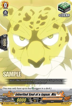 Inherited Soul of a Jaguar, Mic (D-TB03/148EN) - D-TB03: Shaman King