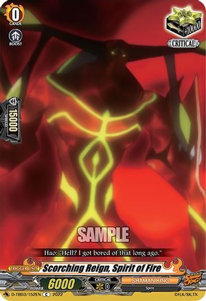 Scorching Reign, Spirit of Fire [D-TB03 - D-TB03/152EN]