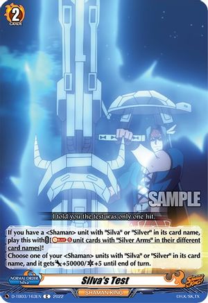 Silva's Test (D-TB03/163EN) - D-TB03: Shaman King